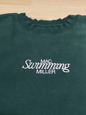 Mac Miller ‘Swimming’ Dark Green Men’s Sweater